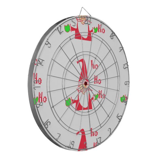 Merry kerst kerst kerst prettig dartbord (Voorkant Links)