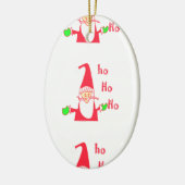 Merry kerst kerst kerst prettig keramisch ornament (Links)