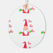 Merry kerst kerst kerst prettig keramisch ornament (Links)
