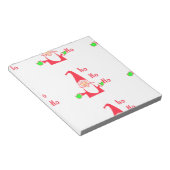 Merry kerst kerst kerst prettig notitieblok (Schuin)