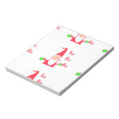 Merry kerst kerst kerst prettig notitieblok (Linkerzijde)