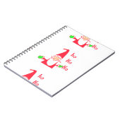 Merry kerst kerst kerst prettig notitieboek (Linkerzijde)