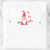 Merry kerst kerst kerst prettig rechthoekige sticker (Tas)
