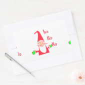 Merry kerst kerst kerst prettig rechthoekige sticker (Envelop)