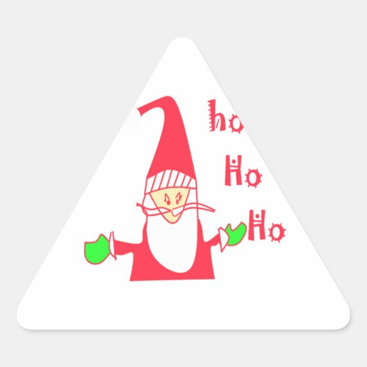 Merry kerst kerst kerst prettig sticker (Voorkant)