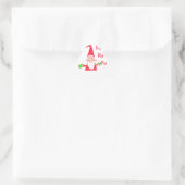 Merry kerst kerst kerst prettig sticker (Tas)