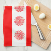 Merry kerst Kitchen Towel Theedoek (Quarter Fold)