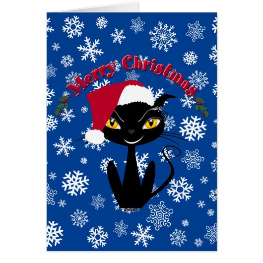 Merry kerst Kitty Cat (Voorkant)