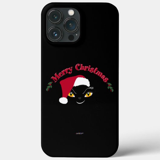 Merry kerst Kitty Cat Case-Mate iPhone Case (Achterkant)
