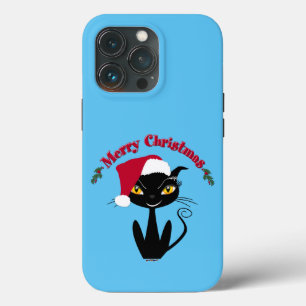 Merry kerst Kitty Cat Case-Mate iPhone Case