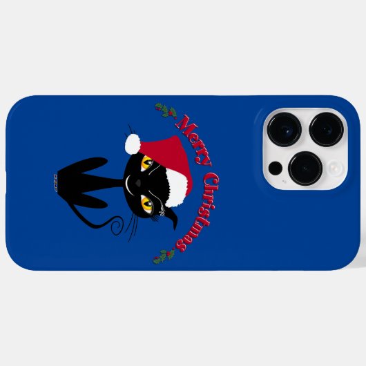 Merry kerst Kitty Cat Case-Mate iPhone Case (Achterkant (horizontaal))