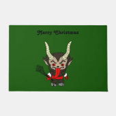 Merry kerst Krampus Deurmat (Voorkant)