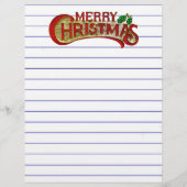 Merry kerst Letterhead (Voorkant)