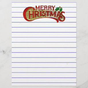 Merry kerst Letterhead
