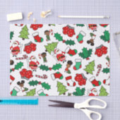 Merry kerst Little One Tissuepapier (Craft)