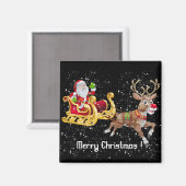 Merry kerst Magnet (Voorkant / Achterkant)