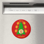 Merry kerst Magnet (Insitu (Vaatwasser))