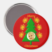 Merry kerst Magnet (Voorkant / Achterkant)