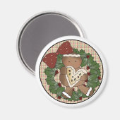 Merry kerst Magnet (Voorkant / Achterkant)