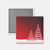 Merry kerst Magnet (Voorkant / Achterkant)