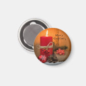 Merry kerst Magnet (Voorkant / Achterkant)