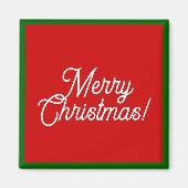 Merry kerst Magnet (Voorkant)