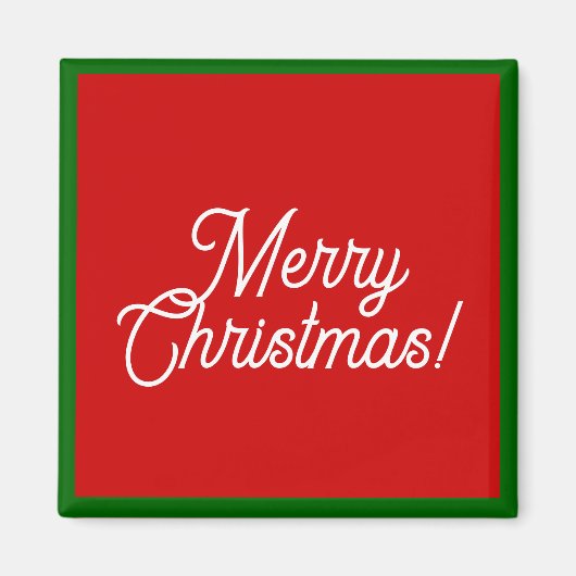 Merry kerst Magnet (Voorkant)
