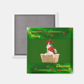 Merry kerst Magnet (Voorkant / Achterkant)