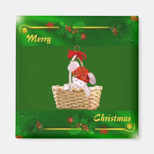 Merry kerst Magnet (Voorkant)