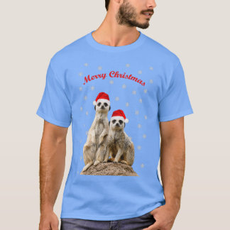 Merry kerst Meerkats T-shirt
