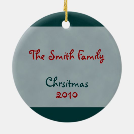 Merry kerst Mermaid Ornament (Achterkant)