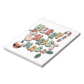 Merry kerst Merry-feestjes Notitieblok (Linkerzijde)