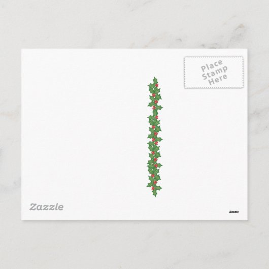 Merry kerst Mice Feestdagenkaart (Achterkant)