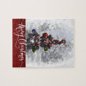 Merry kerst Mice Legpuzzel (Horizontaal)