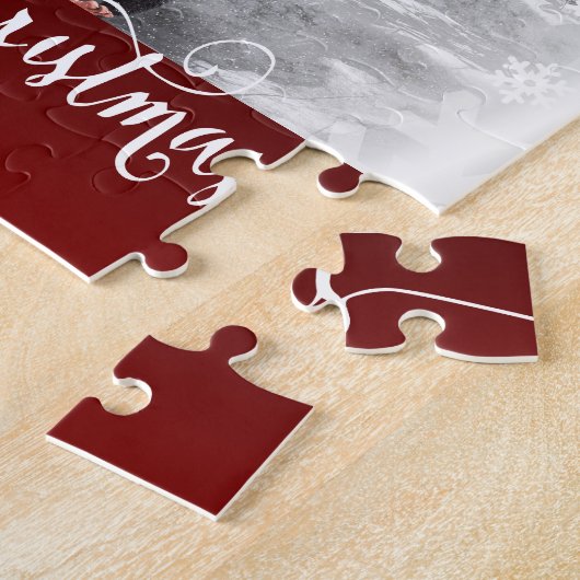 Merry kerst Mice Legpuzzel (Zijkant)