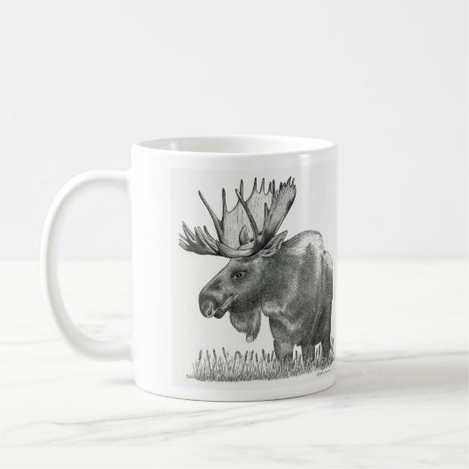 Merry kerst Moose Koffiemok (Links)