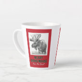 Merry kerst Moose Latte Mok (Linkerhoek)