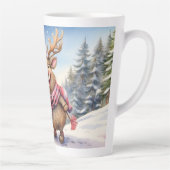 Merry kerst Moose Latte Mok (Rechts)