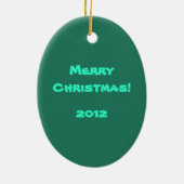 Merry kerst Moose Ornament (Achterkant)