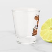 Merry kerst Moose Shot Glass Shot Glas (Links)