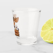 Merry kerst Moose Shot Glass Shot Glas (Rechts)