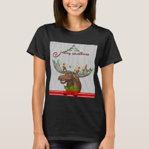 Merry kerst Moose T-shirt