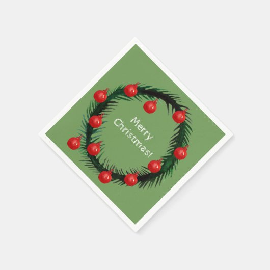 Merry kerst Napkins Servet (Hoek)