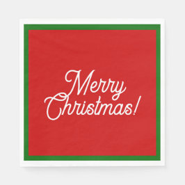 Merry kerst Napkins Servet