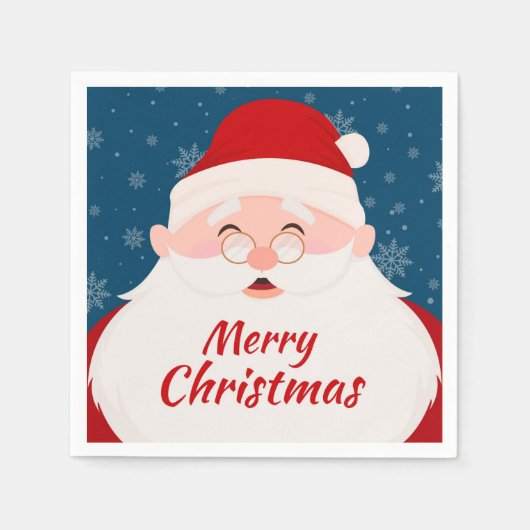 Merry kerst Napkins Servet (Voorkant)