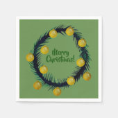 Merry kerst Napkins Servet (Voorkant)