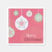 Merry kerst Napkins Servet (Voorkant)