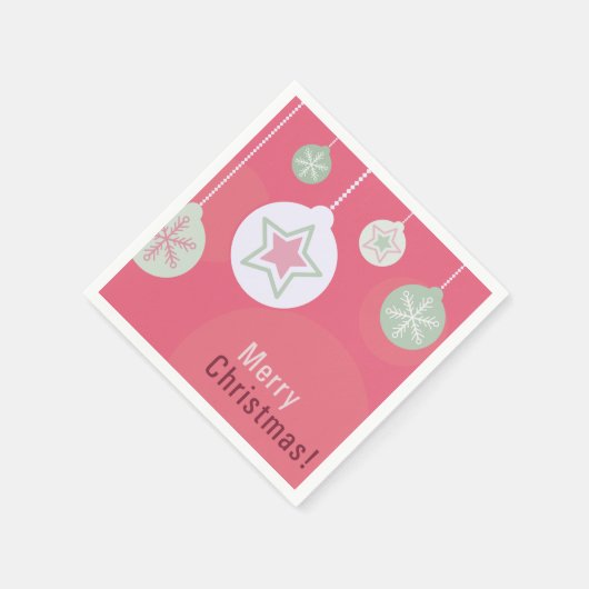 Merry kerst Napkins Servet (Hoek)