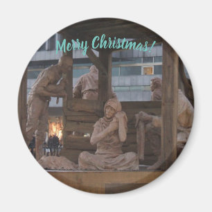 Merry kerst Natitivity Magnet