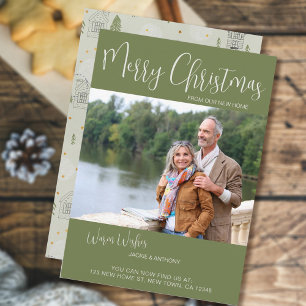 Merry kerst nieuwe startpagina - Doodle foto Feestdagenkaart